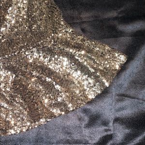 Women’s Xhilaration Gold Sequin Skirt Small